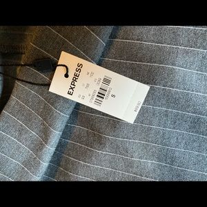 Express Grey Pin Stripe Pencil Skirt Small